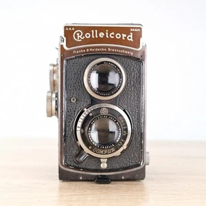 Rolleicord Ia TLR Camera Vintage Medium Format 120 Zeiss Jena 7.5cm f3.5 Triotar - Picture 1 of 17