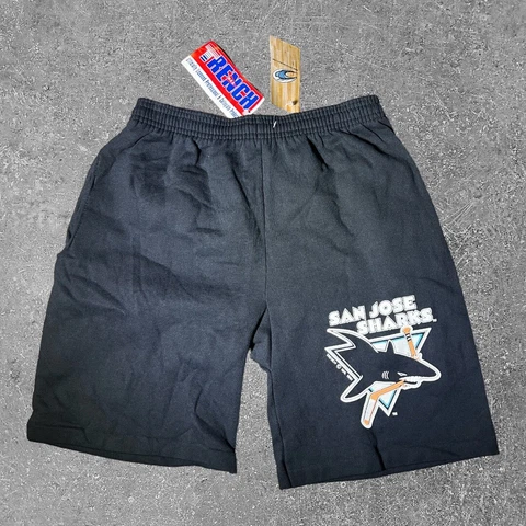 Vintage Trench San Jose Sharks NHL Hockey Shorts Mens Size Medium Deadstock 1991 Cover