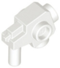 Lego 44709 White Minifigure, Weapon Gun, Blaster With Studs On Sides, Bottom, An