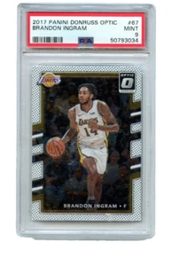 Panini Donruss Optic BB Brandon Ingram Lakers 2017 #67 ⭐️💥🎯 PSA grado 9 - Imagen 1 de 2