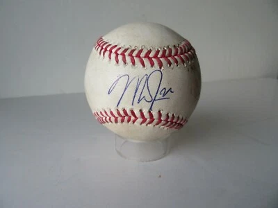 Mike Trout Autographed 2015 Game Used MLB Baseball PSA/DNA COA & MLB - Image 1 of 4