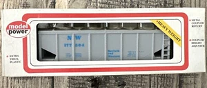 Model Power HO #8080 Covered Hopper N&W RTR NIB - Picture 1 of 4