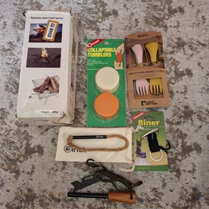 Anduin Mesh Holzofen Girtok Feuerstarter Spork Set Camping Lot Konvolut - Bild 1 von 13