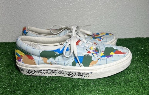 Sneakers Vans Off the Wall Save Our Planet tema stampa mappa donna taglia 7 5 uomo 6