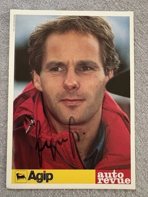 handsignierte AK Gerhard Berger  / Ferrari - Formel 1 / Motosport Rennfahrer - Bild 1 von 2