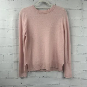 Cashmere Sweater Pink Womens L Nordstrom Long Sleeve Soft Comfort Natural - Picture 1 of 9