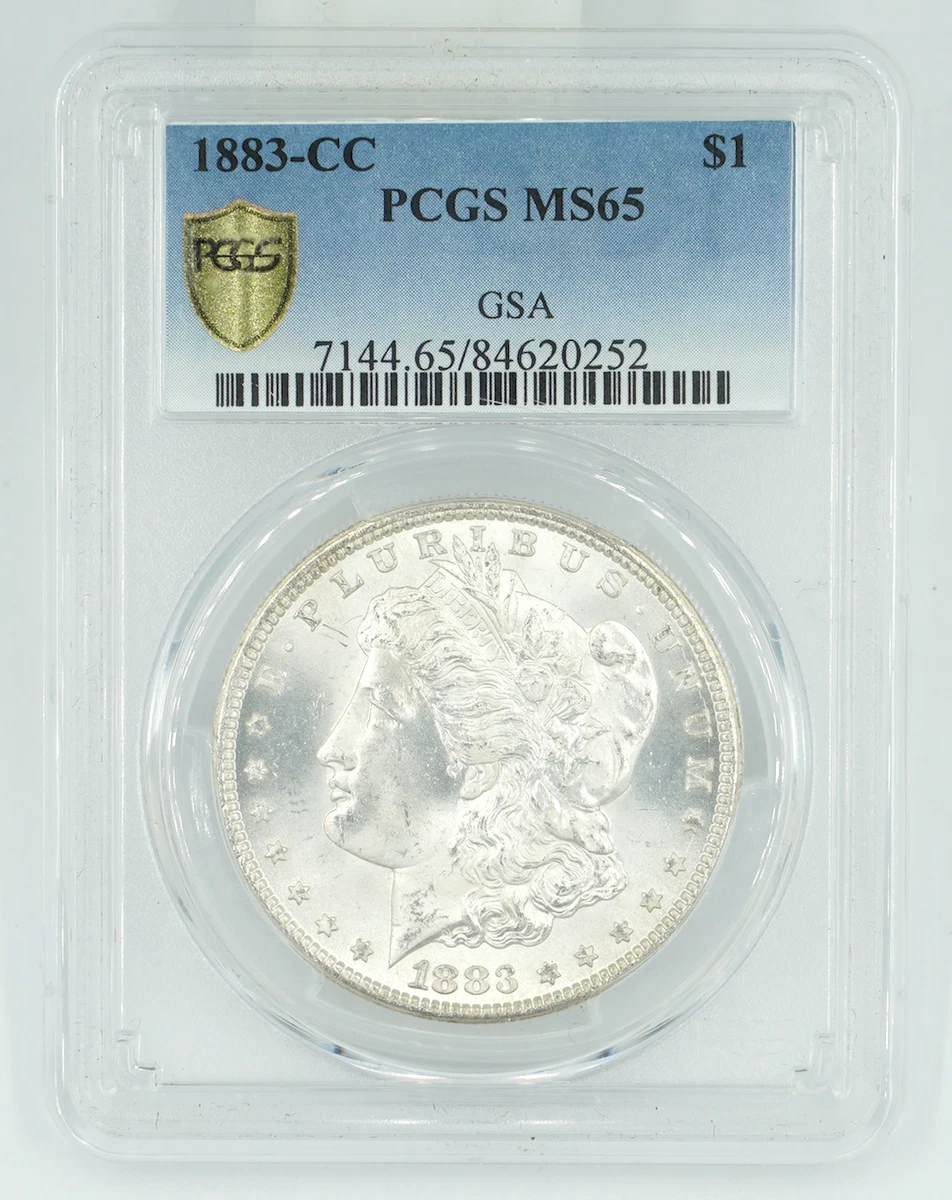 Carson City Grade MS 65 1883 Year Morgan US Dollars (1878-1921