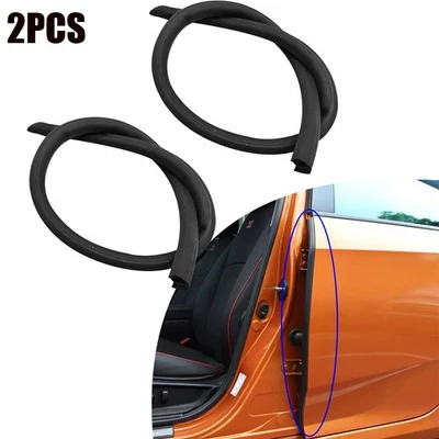 Pair 80cm Door Seal Strip Rubber Weatherstrip Trim B Pillar Protector For Chevy - Image 1 of 4