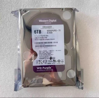 Western Digital Purple 6 TB,Internal,5400 RPM,3.5 inch WD60PURX-78 Hard Drive - Image 1 of 4