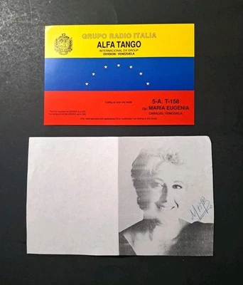 Alfa Tango 34AT166 Canary Islands QSL + Tenerife Postcard & Map Lot (3) DX - Image 1 of 4