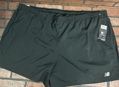 New Balance Movimento Attivo Corsa Stile Corto Nero Uomo Taglia 5XL