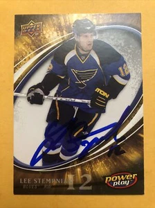 Lee Stempniak Signed St. Louis Blues Card - Picture 1 of 2