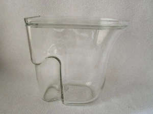 alter Poncet seltener Glaskrug Kanne Saftkrug Milchkrug Kanne mit Ausguss Deckel - Bild 1 von 9