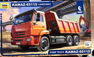 KAMAZ 65115 DUMP TRUCK KIT 1:35 Zvezda Kit 3650 - Foto 1 di 2
