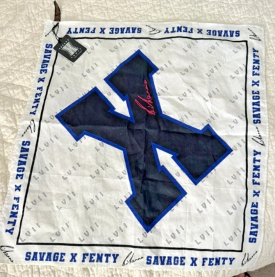 Super Bowl LV11 Rihanna Savage X Fenty Bandana Sport NWT Streetwear Biker - Image 1 of 4