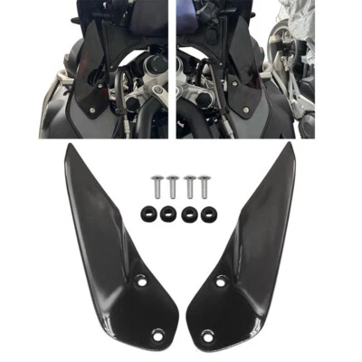 Deflector de viento panel lateral para parabrisas negro para BMW R1200GS Adventure 2014-2020 Foto 1 de 4