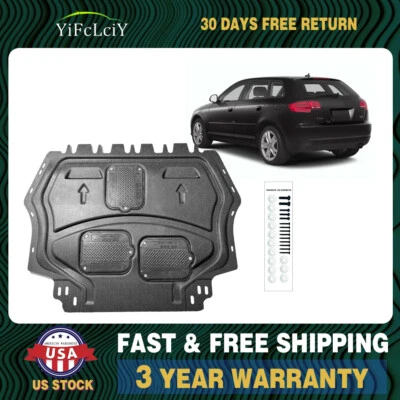 Auto Under Engine Guards Fit For 2006-2013 Audi A3 Splash Guand Mud Flaps Foto 1 de 4