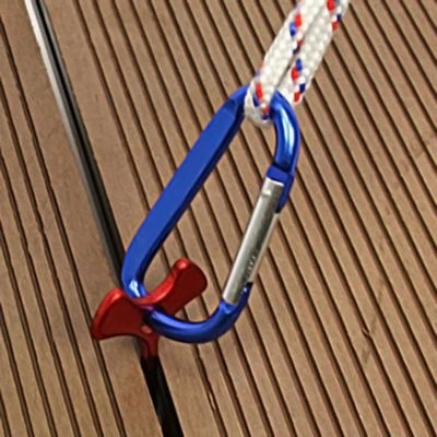 CM247TRADING 4 x Decking Anchor Pegs for Patio Garden Furniture / BBQ / Rabbit Hutch Covers