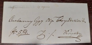 Serbien 1841, Vormarkenbrief mit seltenem Kragujevac Stempel, geschickt nach Belgrad - Bild 1 von 1