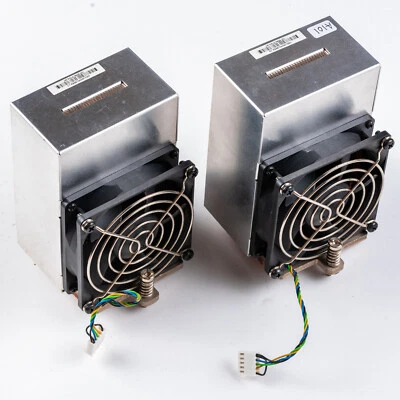 Pair HP XW9400 Workstation Hi Performance Copper Heatsink Coolers 419626-001 - Image 1 of 4
