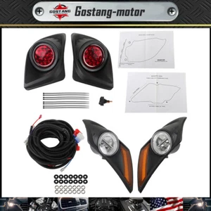 New LED Headlight Taillight Light Kit For Yamaha Drive2 Golf Cart 2017-Up - Afbeelding 1 van 13