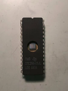 TMS27C256 250nS 32Kbx8 UV Eprom memory PDIP-28 Texas Instr tested erased x1 pcs - Imagen 1 de 1