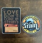 Train Pat Monahan 2022 Am Gold Tour Love Don?T Come In Stereo Merch Stickers