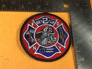 J1-89 NEW YORK FIRE DEPARTMENT PATCH - RESCUE 2 - BULLDOGGE - SMALL - Bild 1 von 2