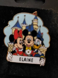 Spilla Disney 868 WDW Nome ELAINE Tre Loghi Parco FAB 3 Castello di Cenerentola - Foto 1 di 1