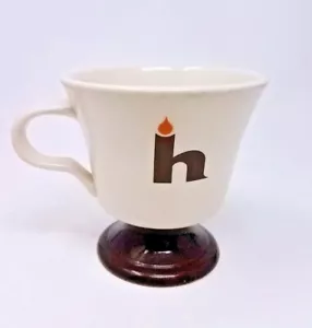 Hospitality Motor Inn Restaurant Ware Coffee Mug Footed- Walker China -Rare Find - Picture 1 of 7
