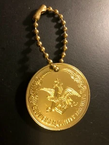 Alter Vintage PRACHTVOLLER SCHLÜSSELANHÄNGER "BUDWEISER - Quality Brewing" - Bild 1 von 5