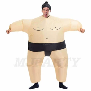 Adult Inflatable Sumo Suit Fancy Dress Costume Sumo Wrestler Suit Costume - Picture 1 of 2