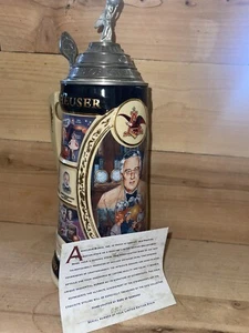 Anheuser Busch 100 Years Of Great Achievement 1920-1939 Stein CS335 #907/5000 - Picture 1 of 11