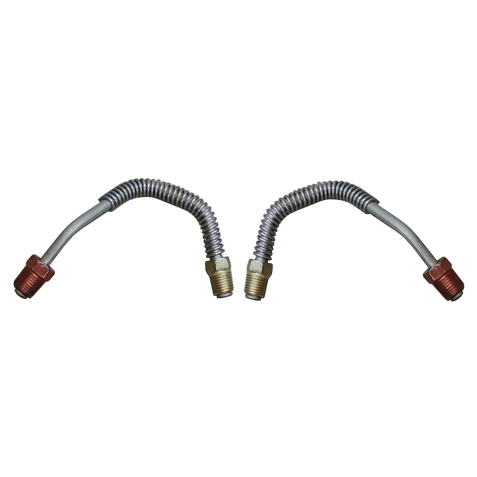 67 Chevelle Elcamino Freno de Disco 2 Pistones Pinza Líneas de Transferencia Tubo 7/16-24 SS Foto 1 de 4