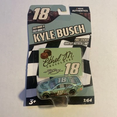 Kyle Busch #18 Ethel M Chocolates 2021 M&ms 1:64 diecast Nascar Authentics Foto 1 de 4