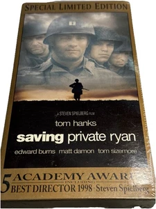 SAVING PRIVATE RYAN VHS 2 Tapes SPECIAL LIMITED EDITION - Tom Hanks - Picture 1 of 2