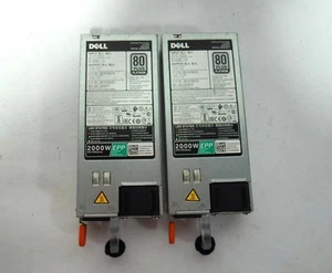 *Lot of 2* Dell 2000W 80Plus Platinum Power Supply PSU 0J5WMG J5WMG - Afbeelding 1 van 4