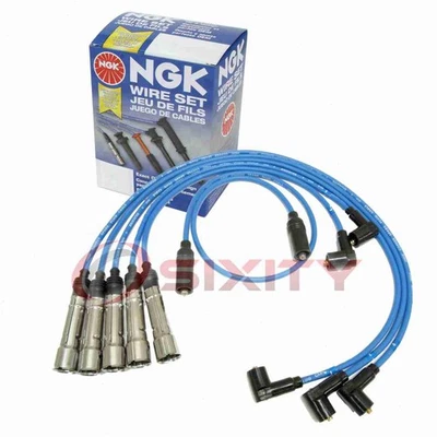 Juego de cables de bujía NGK de 1 pieza para Volkswagen EuroVan 1995 2,5 L L5 - Motor yb Foto 1 de 4