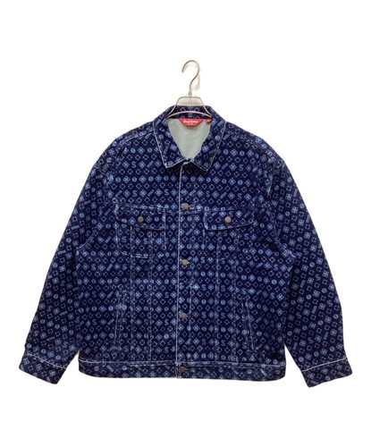 SUPREME Giacca Camionista Denim Floccato Taglia: XL Navy Uomo