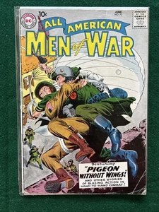 ALL-AMERICAN MEN OF WAR #70 (DC Comics,1952) VG- Silver Age Paratrooper - Imagen 1 de 13