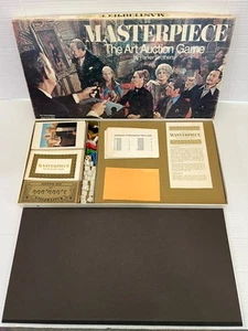 Vintage Masterpiece The Art Auction Board Game 1970 Complete Parker Brothers NS - Picture 1 of 11