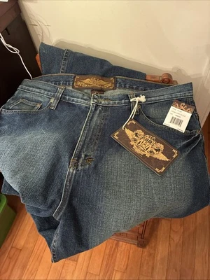 Pantalones de mezclilla azules NBN Gear para hombre talla 40x34 estilo ET-34P color oscuro vintage ¡NUEVOS CON ETIQUETAS!! Foto 1 de 4