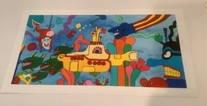 THE BEATLES • Original Custom Yellow Submarine print 22” x 12” - Picture 1 of 5