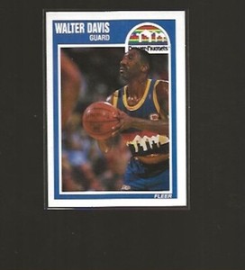 1989-90 FLEER WALTER DAVIS #39 NRMT SHARP CARD