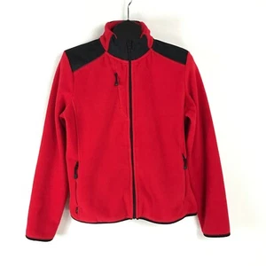 Chaqueta polar L-RL Lauren Active Ralph Lauren cremallera completa para mujer grande roja exterior - Imagen 1 de 10