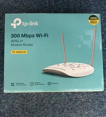 TP-LINK 300Mbps Wireless ADSL2+ Modem Router (TD-W8961N) - Image 1 of 2