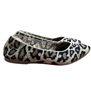Chaussures à enfiler imprimé animal beige Skechers Cleo Claw Some Ballet Flats pour femmes 6 chaussures - Photo 1/14