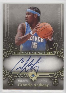 2006-07 Ultimate Collection Ultimate Signatures Carmelo Anthony #US-CA Auto