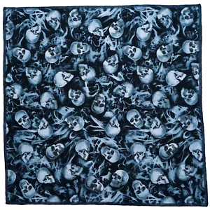 Smoking Skulls Gothic Skeleton 100% Cotton Fabric Timeless Treasures Grim Reaper - Picture 1 of 2