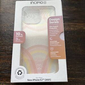 Incipio Design Series Case for iPhone 12 Pro Max & iPhone 13 Pro Max Rainbow NEW